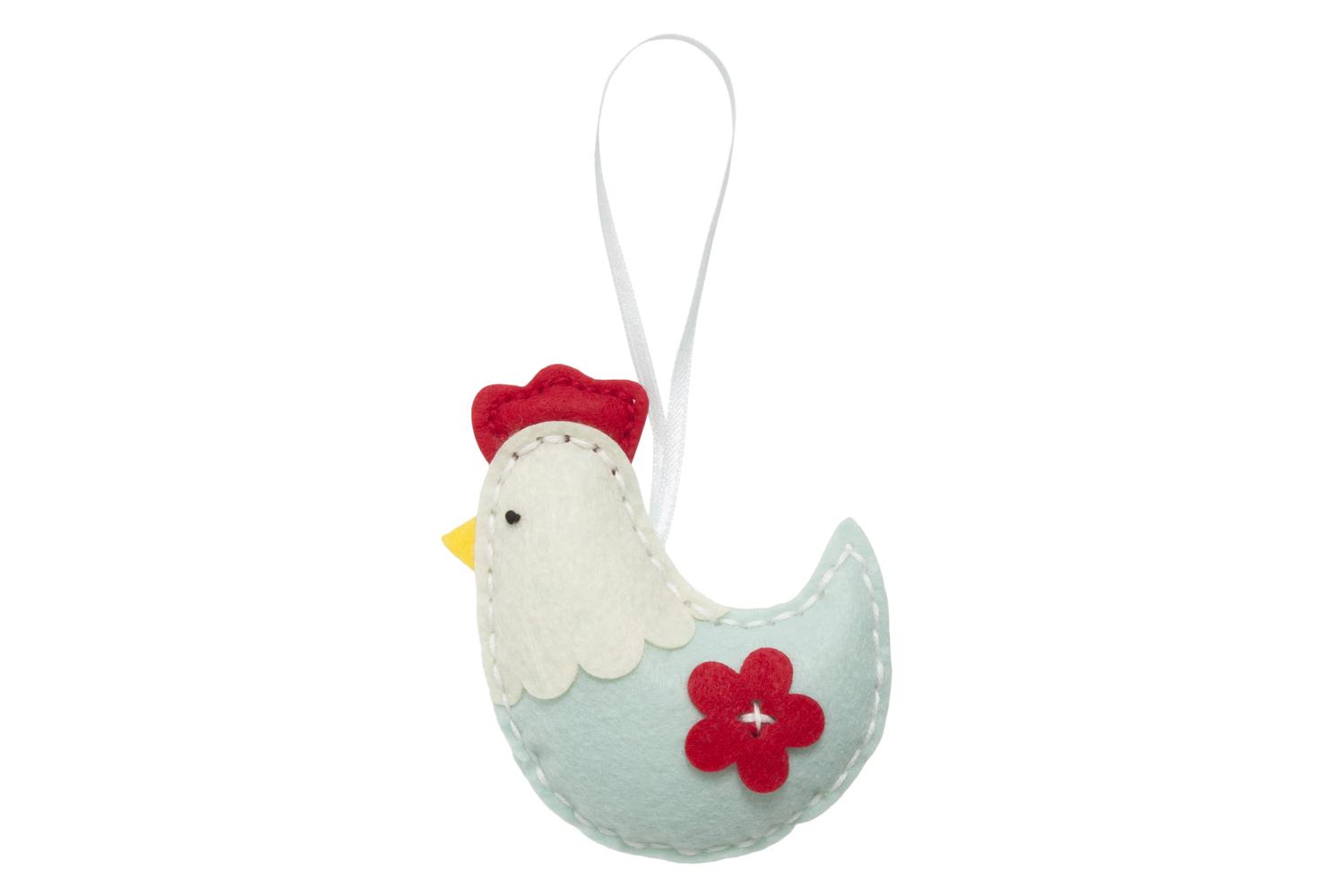 Trimits Gro-gck015 - Felt Kit Hen - Felt Decoration Kit Hen 