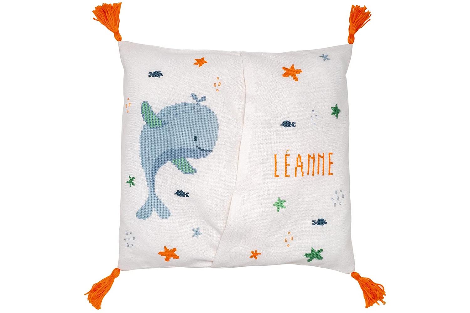 Vervaco Gro-pn-0194817 - Bag Kit Whales Fun - Counted Cross 