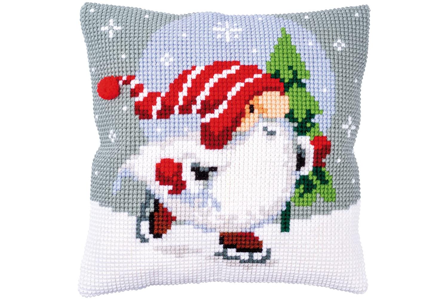 Vervaco Gro-pn-0188660 - Cushion Xmas Gnome - Cross Stitch K