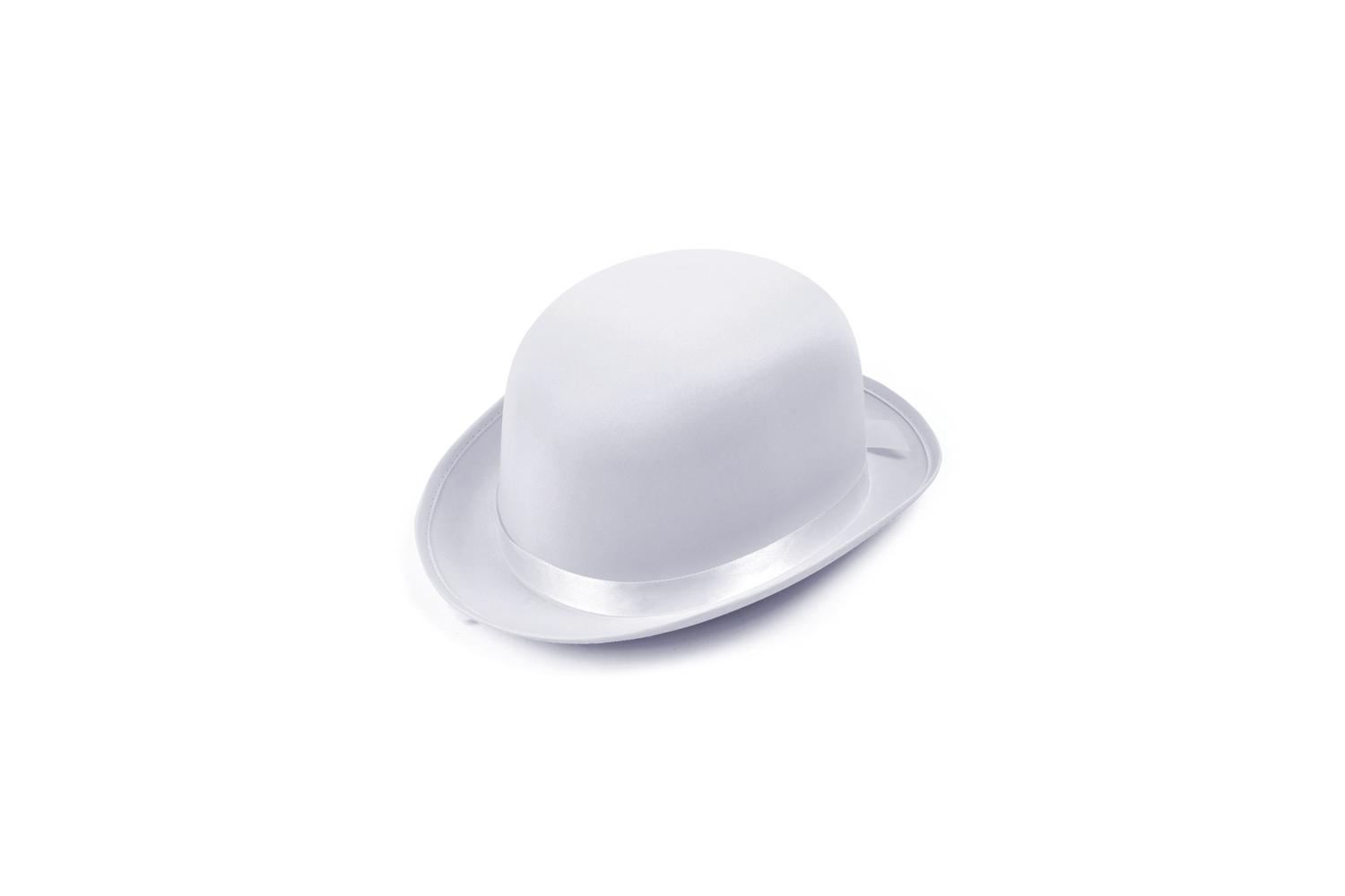 Rubies | Rb-bh478 | White Bowler Hat