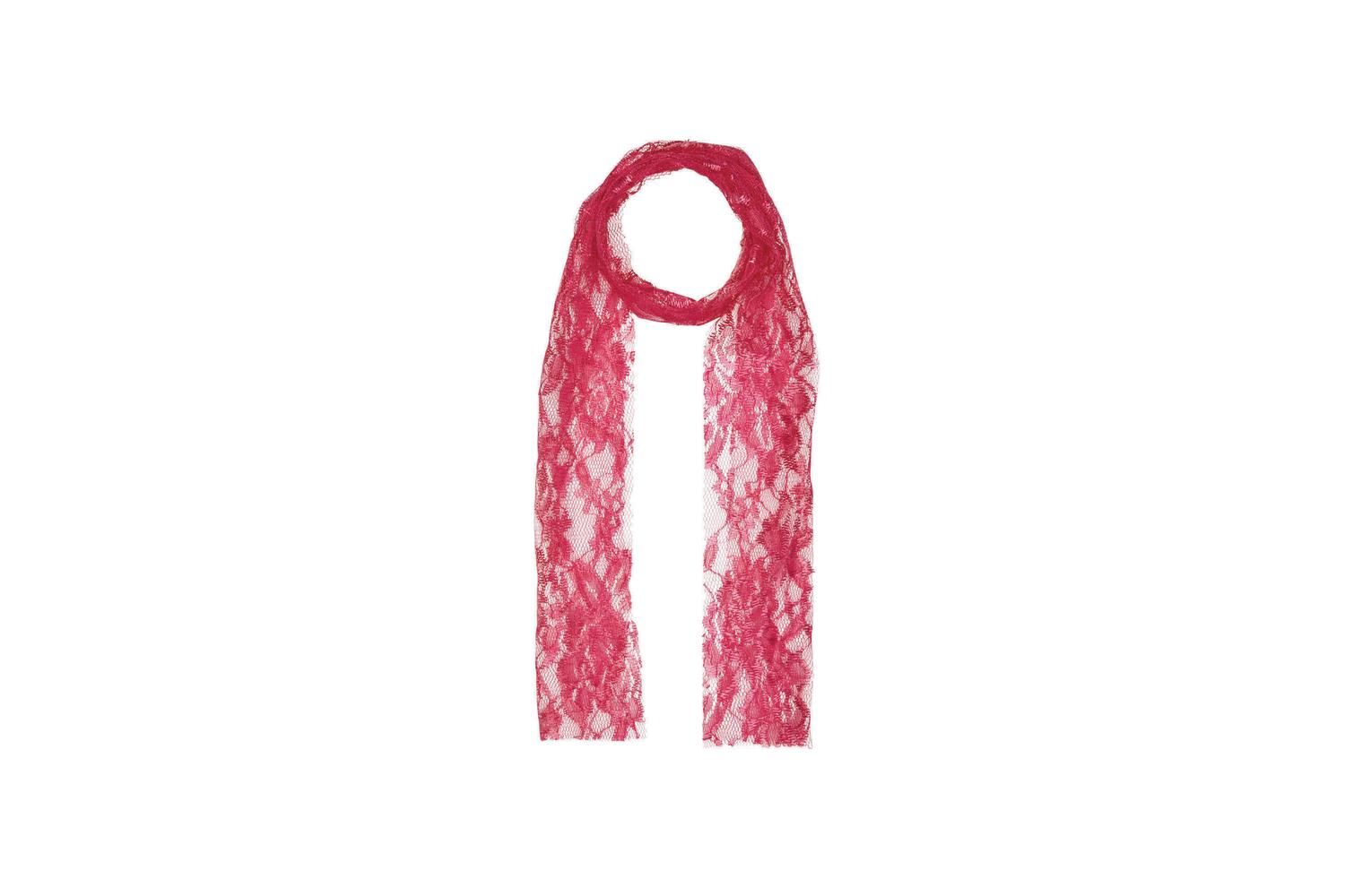 Rubies | Rb-ba208 | Pink Lace Scarf