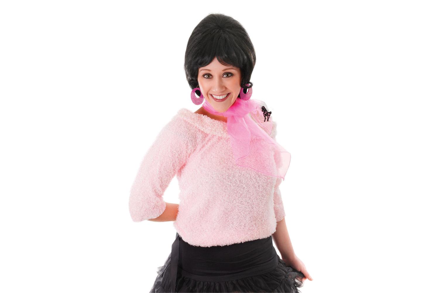 Rubies | Rb-ba1087 | Pink Poodle Scarf