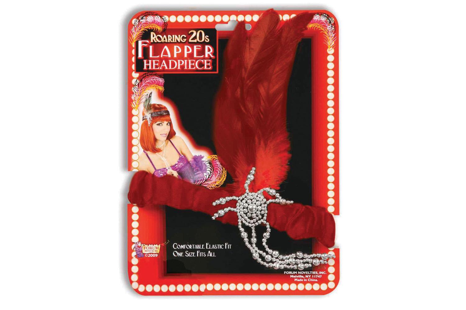 Rubies | Rb-ba887 | Red Flapper Headband