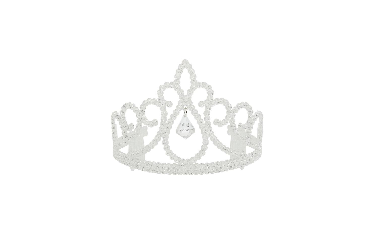 Rubies | Rb-ba727 | White Glitter Diamond Princess Tiara