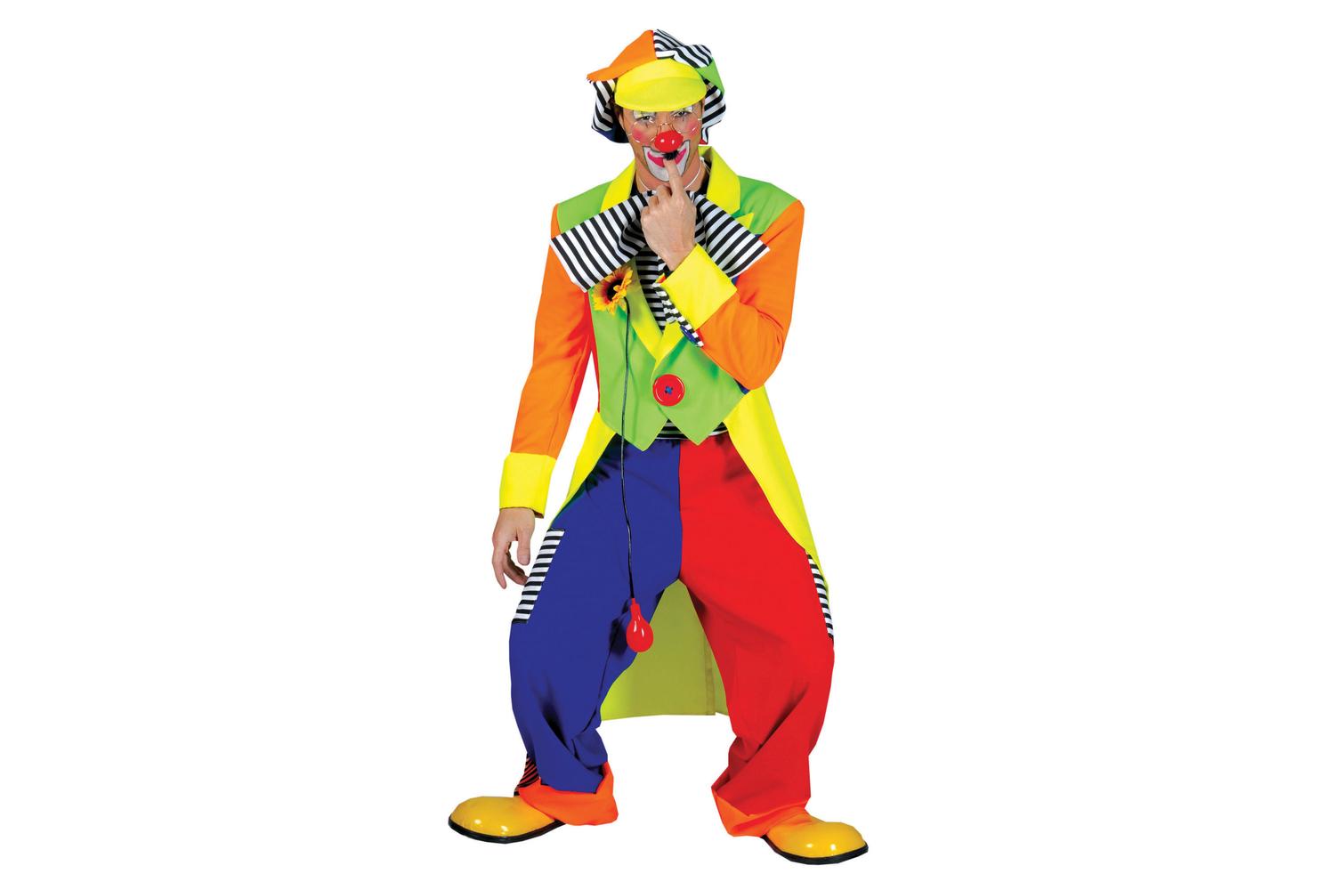 Rubies | Rb-ac094 | Clown Coat + Trousers Adult Size Costume
