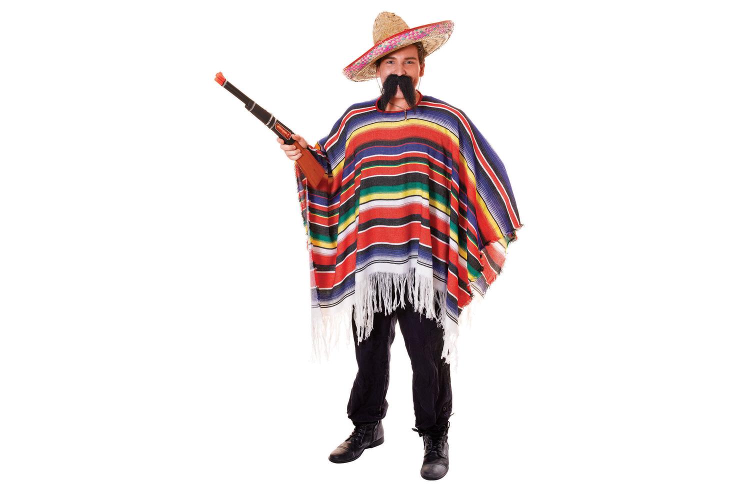 Rubies | Rb-ac331 | Unisex Mexican Poncho. Packaged