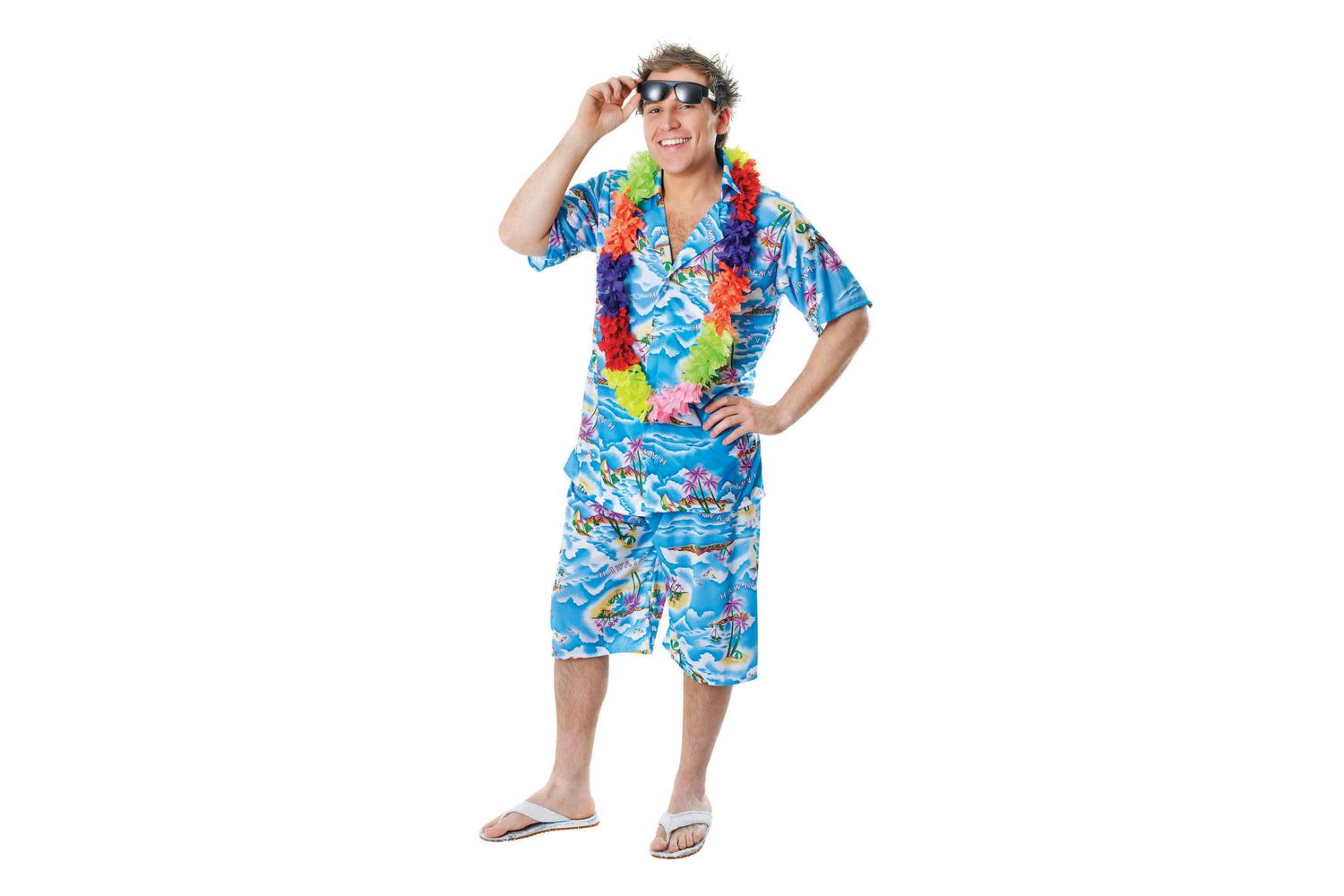 Rubies | Rb-ac332 | Hawaiian Man's Costume