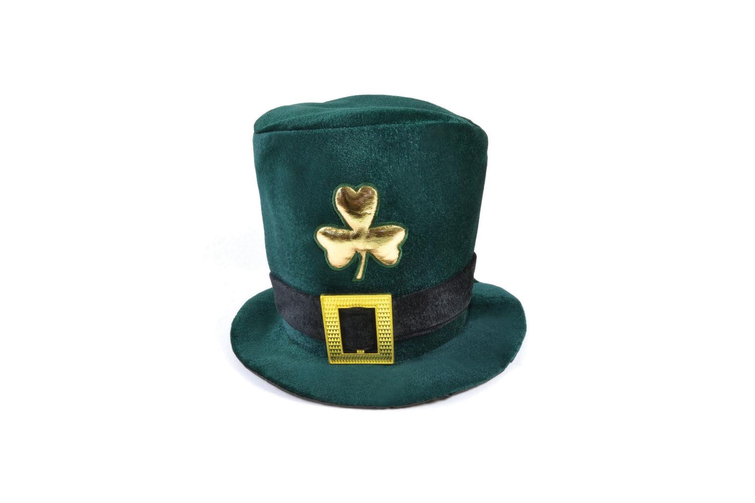 Rubies | Rb-bh398 | Green Velvet Irish Hat
