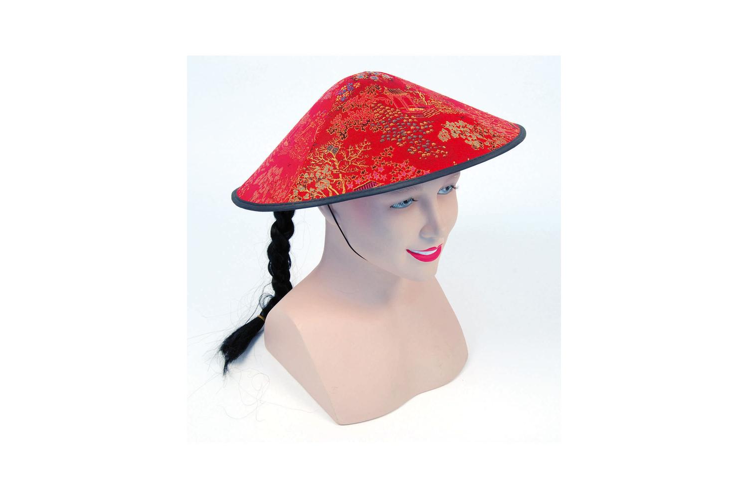 Rubies | Rb-bh441 | Chinese Coolie Red Fabric + Plait