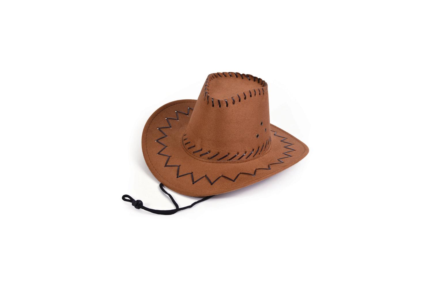 Rubies | Rb-bh488 | Childs Brown Stiched Cowboy Hat
