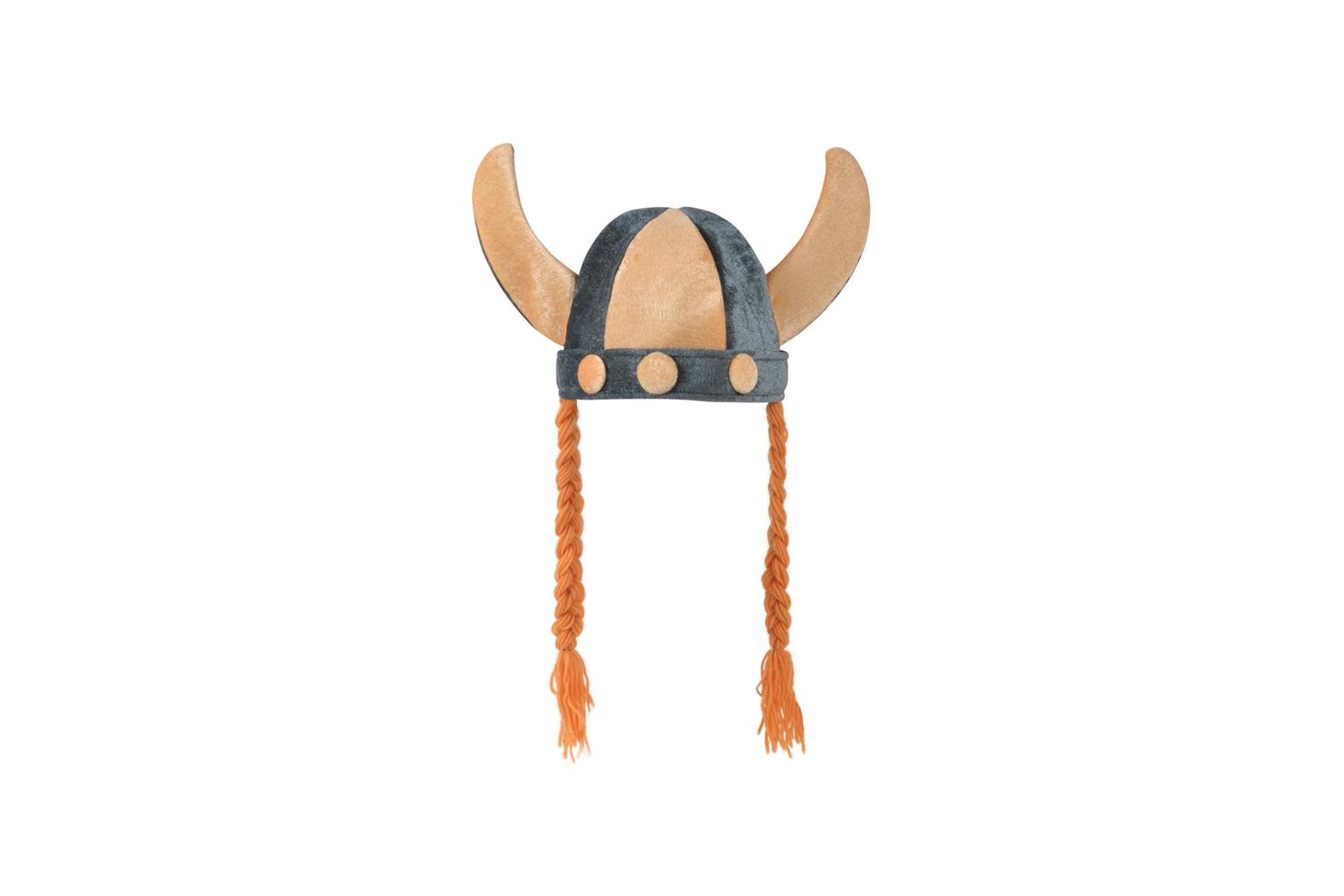 Rubies | Rb-bh557 | Soft Viking Helmet And Plaits