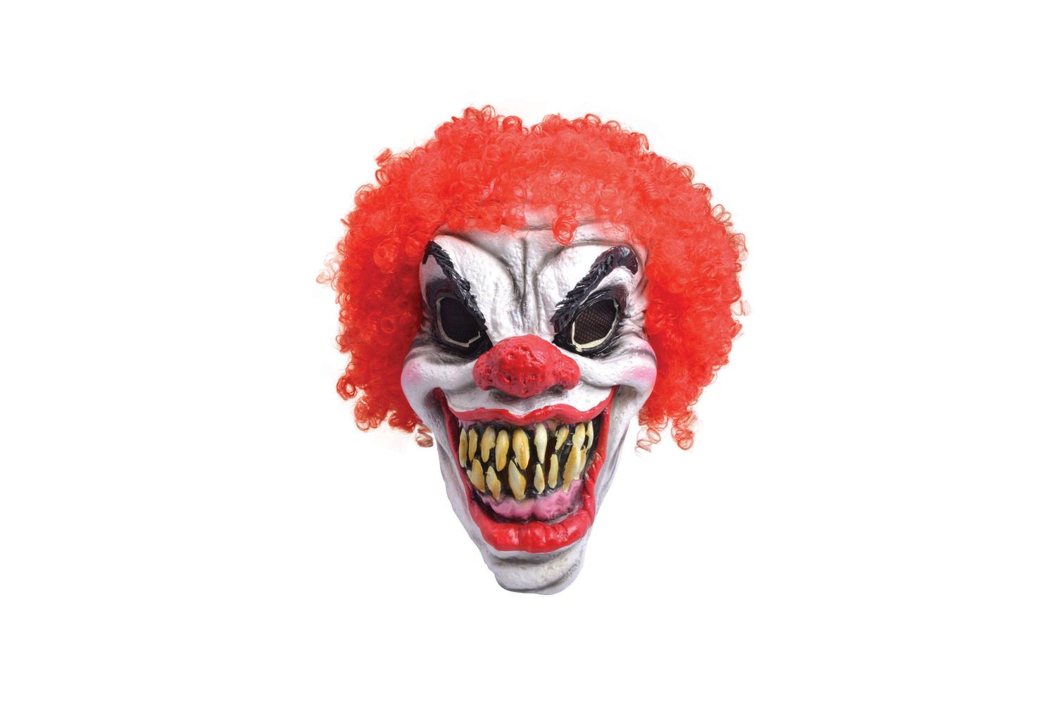 Rubies | Rb-bm461 | Horror Clown (foam) Mask + Red Afro (wig)