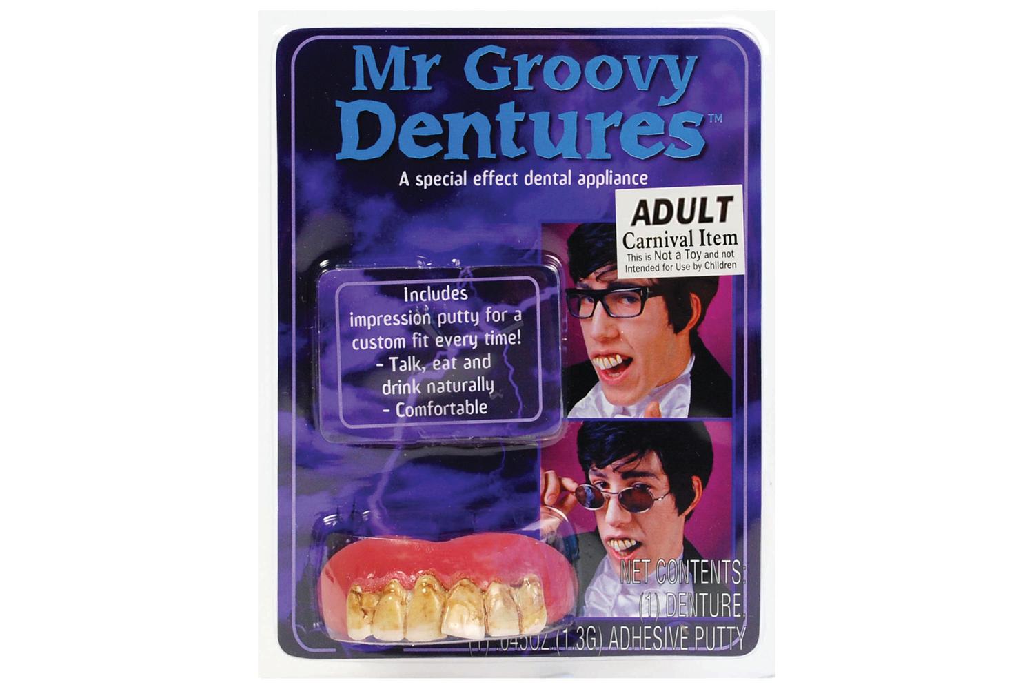 Rubies | Rb-md094 | Mr Groovy Teeth Costume Accessory
