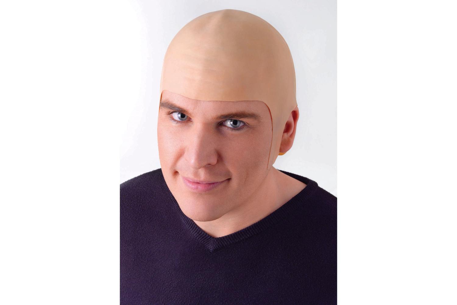 Rubies | Rb-md143 | Rubber Bald Head (realistic) Costume Accessory