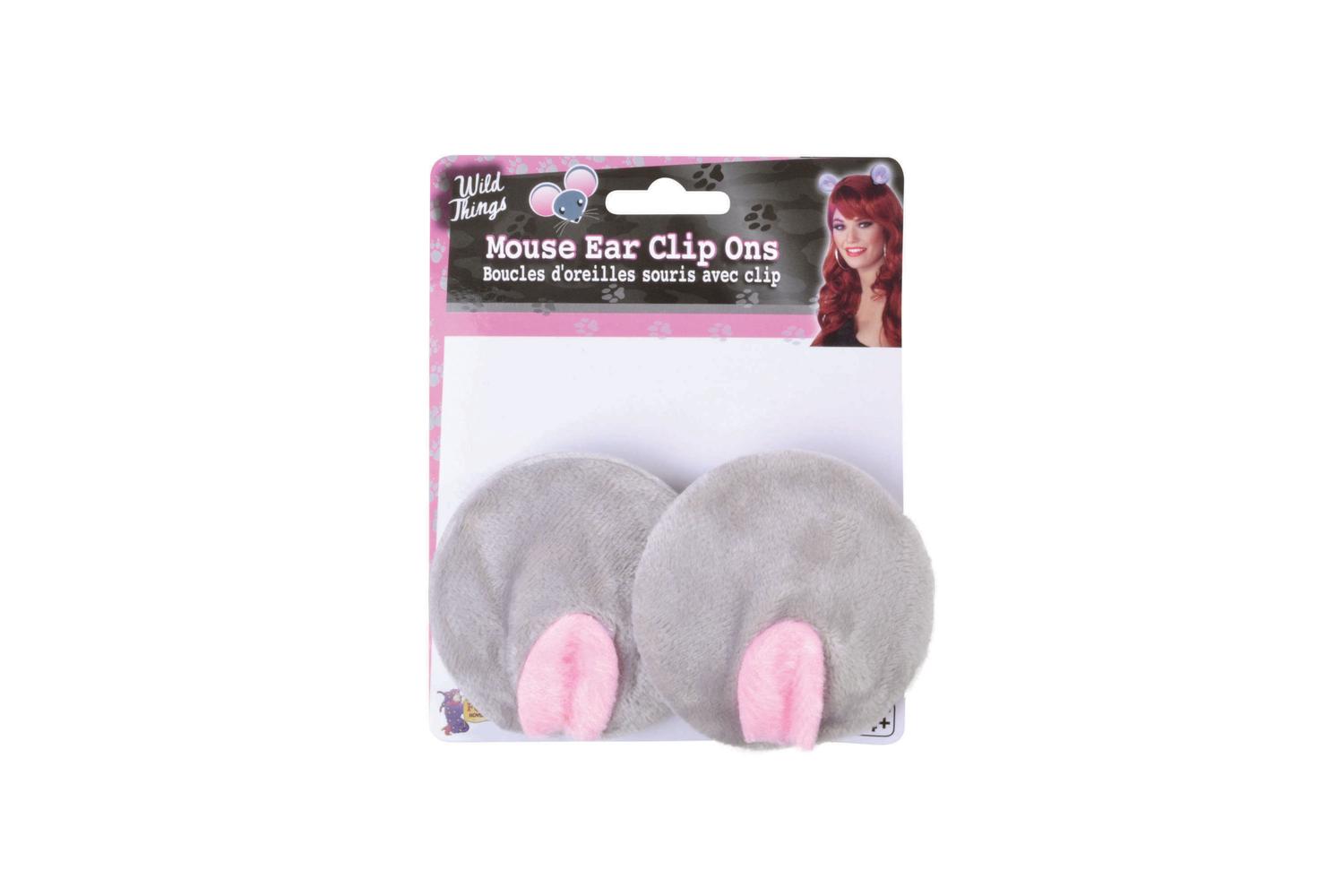 Rubies | Rb-md214 | Grey Clip On Mouse Ears