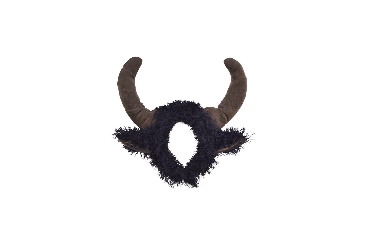 Rubies | Rb-md231 | Brown Furry Animal Bull Horns Headband