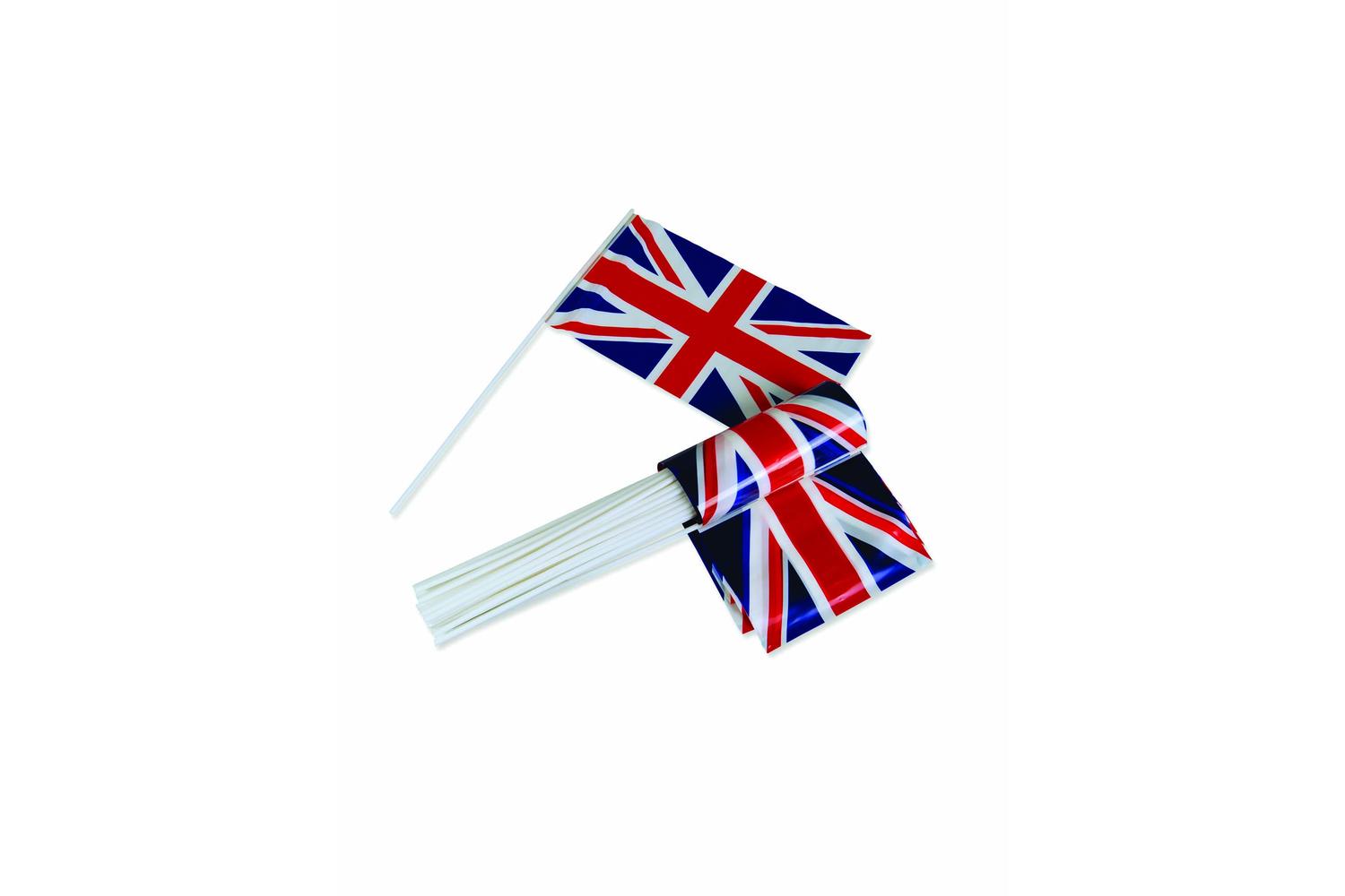 Rubies | Rb-pg035 | Union Jack Flags. 6" X 10" (bundles Of 50)