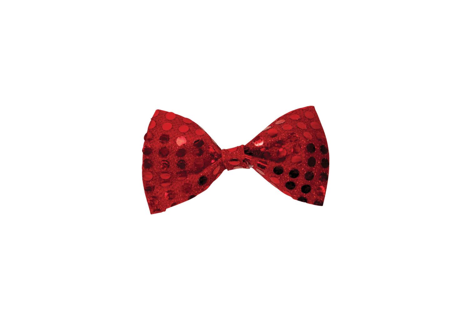 Rubies | Rb-ba406 | Red Sequin Bow Tie