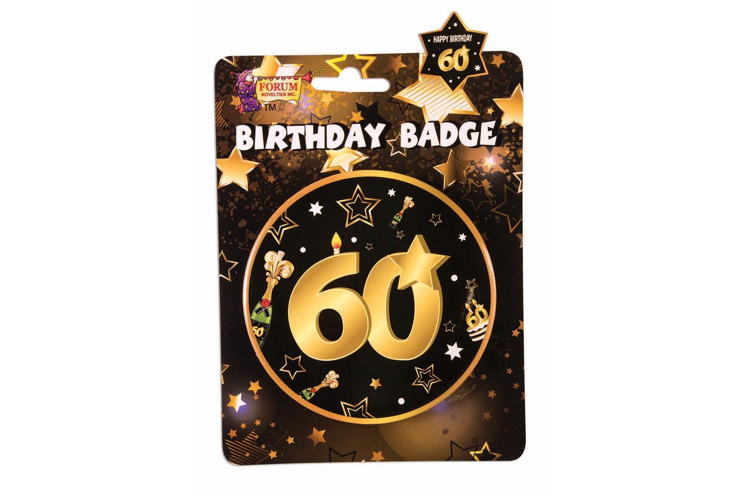 Rubies | Rb-x81652 | 60th Birthday Badge