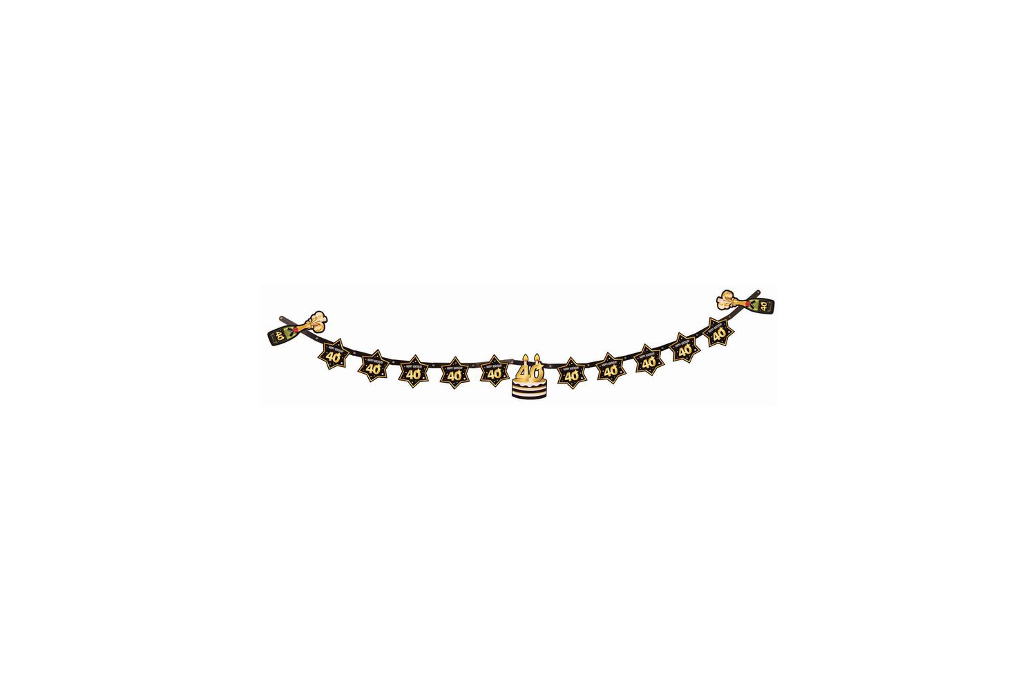 Rubies | Rb-x81662 | 40th Birthday Party Garland