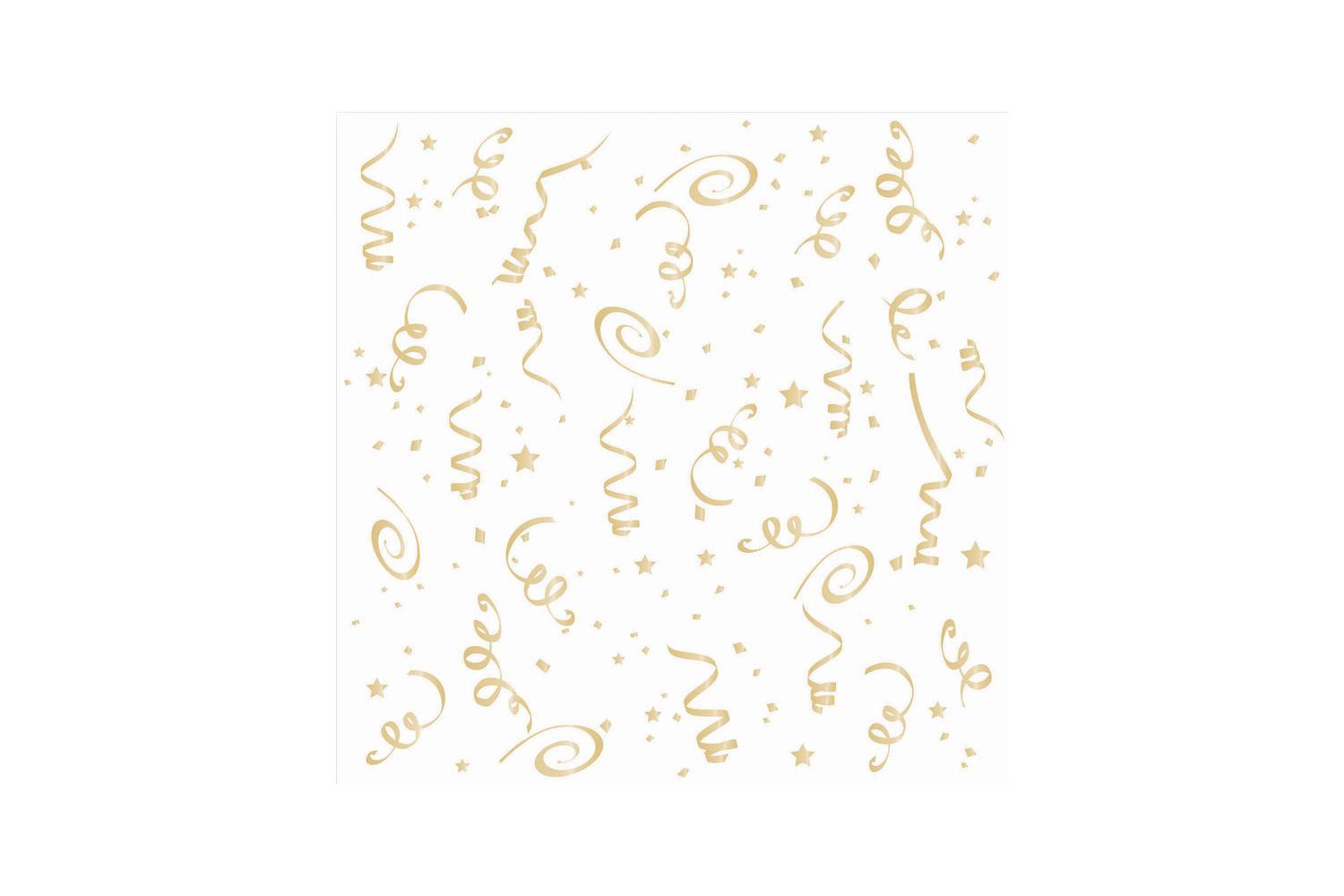 Rubies | Rb-x81983 | Gold Confetti Napkins Large (16 Pack)