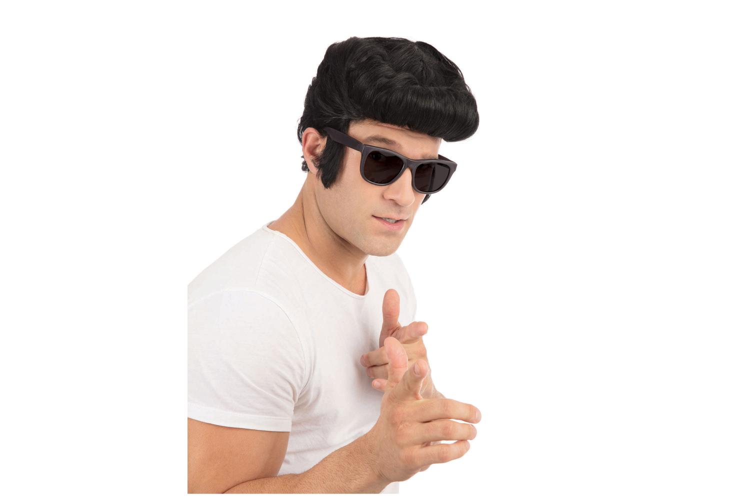 Rubies | Rb-bw686 | Greaser Black Wig