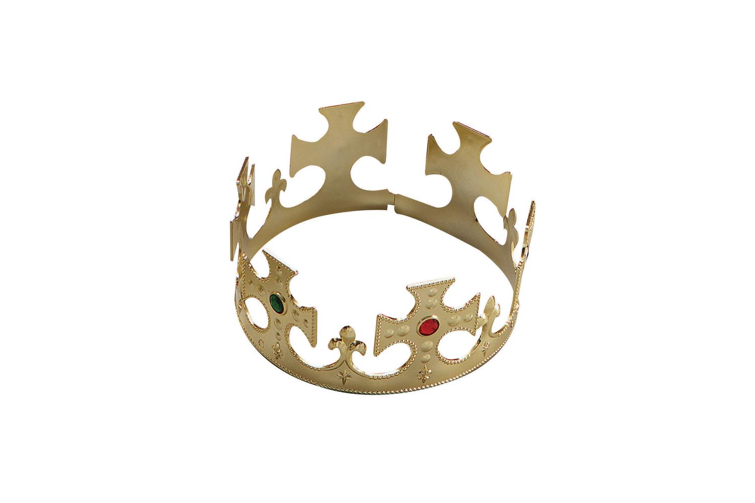 Rubies | Rb-ba056 | Crown. Gold Plastic Flat Packed