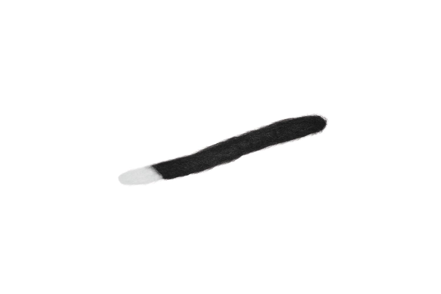 Rubies | Rb-ba323 | Cat Tail - Black/ White Tip