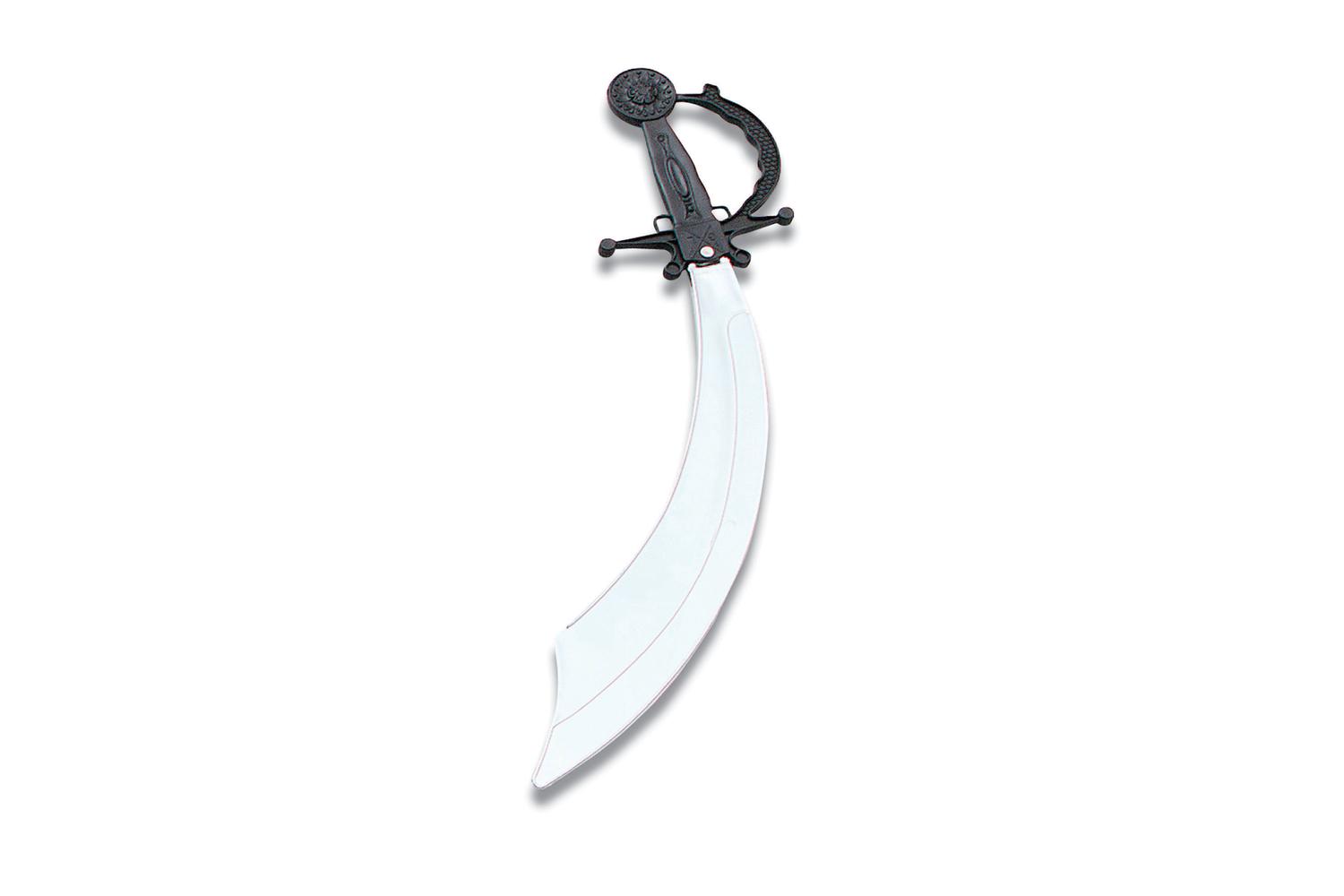 Rubies | Rb-ba421 | Pirate Toy Plastic Cutlass Black/silver Blade