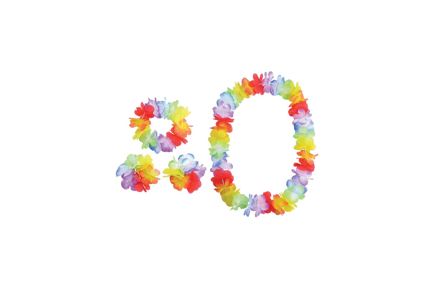 Rubies | Rb-ba460 | Hawaiian 4pc Flower Set