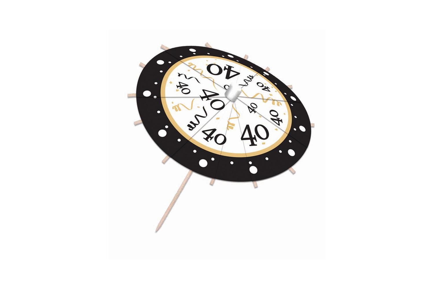 Rubies | Rb-x82157 | 40th Birthday Drink Umbrellas