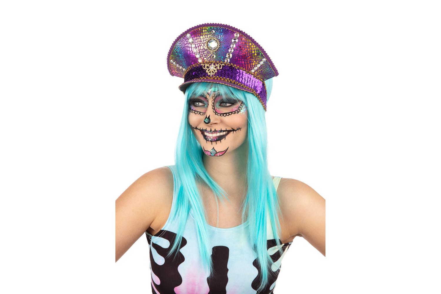 Rubies | Rb-bh731 | Festival Military Hat Purple Power