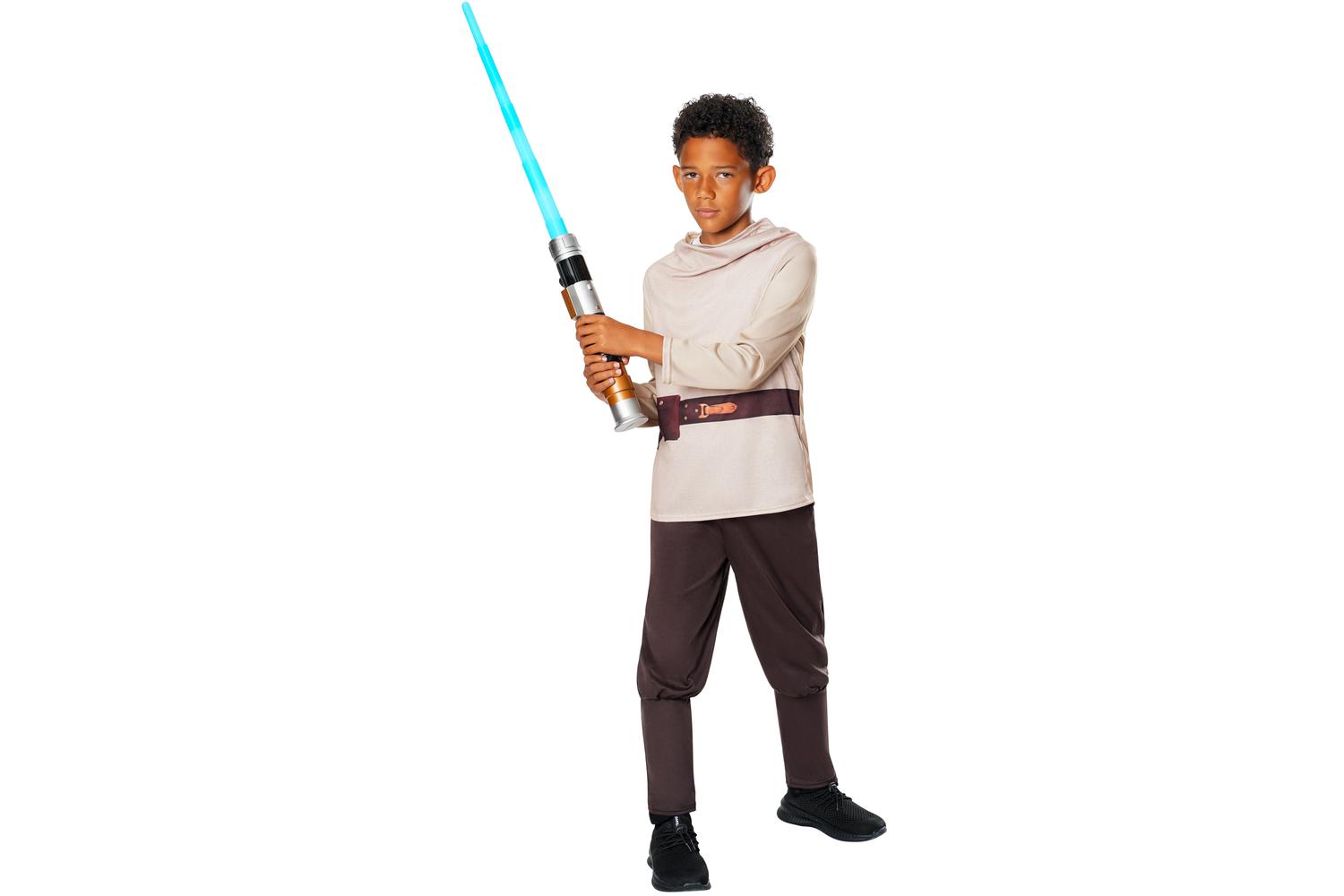 Rubies | Rb-3014775-6000 | Owk- Obi Wan Kenobi Child Costume & Lightsaber - Male - 5-6