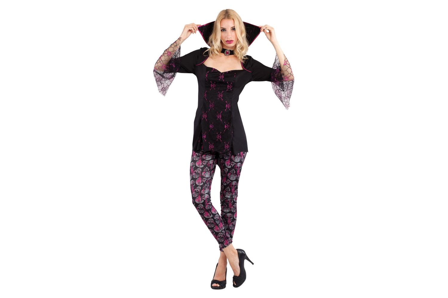 Rubies | Rb-ac236 | Vampiress Skull Design Full Adult Female Halloween Costume