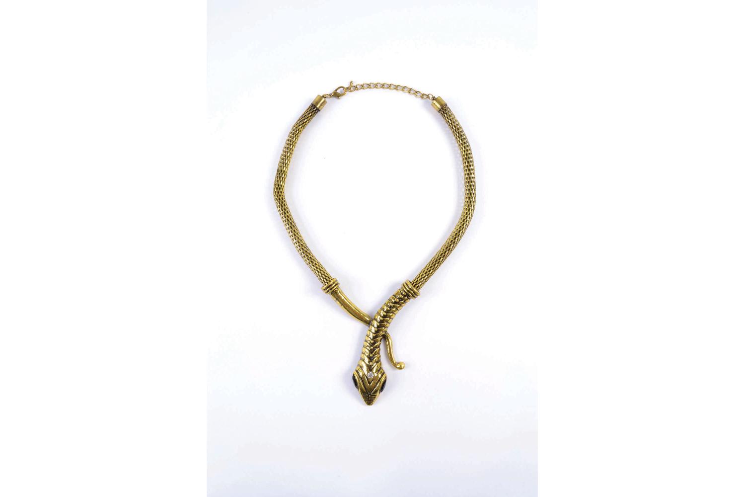 Rubies | Rb-ba1008 | Snake Necklace Ancient Egyptian Cleopatra Style