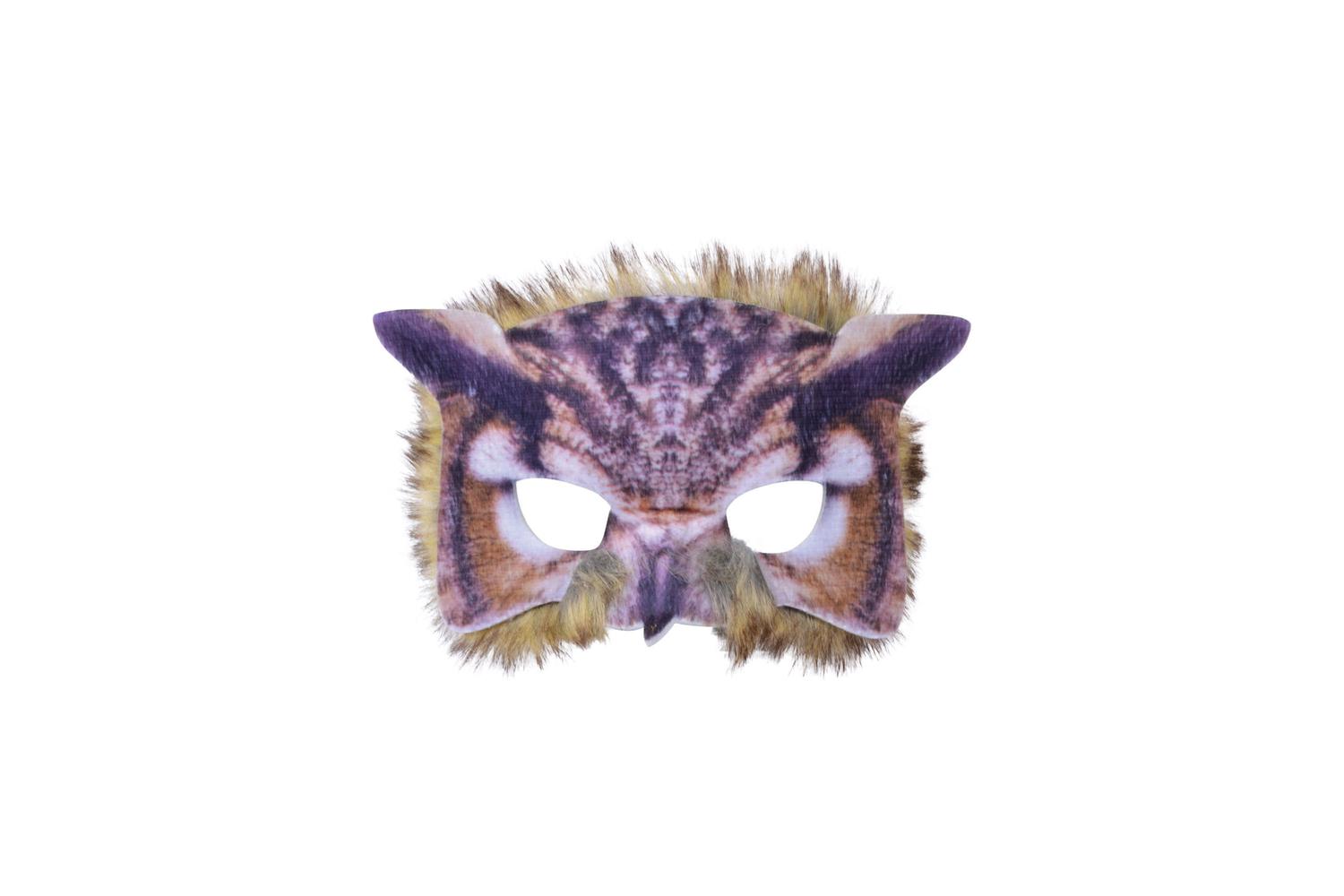 Rubies | Rb-x78697 | Owl Face Mask Realistic Plumage