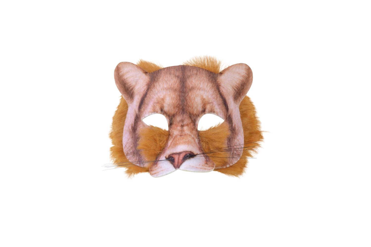 Rubies | Rb-x78698 | Lion Face Mask Realistic Fur