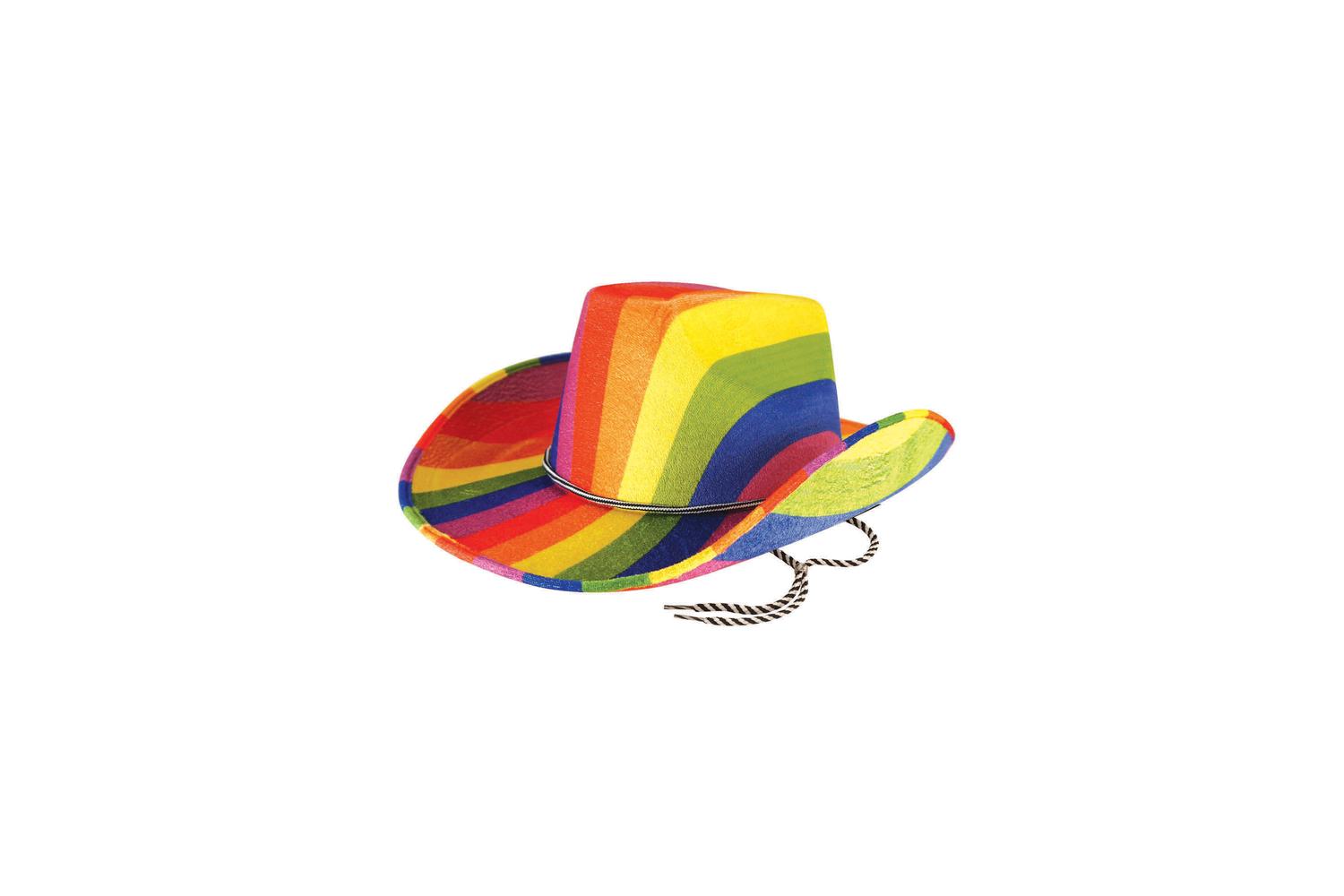 Rubies | Rb-bh678 | Rainbow Cowboy Hat