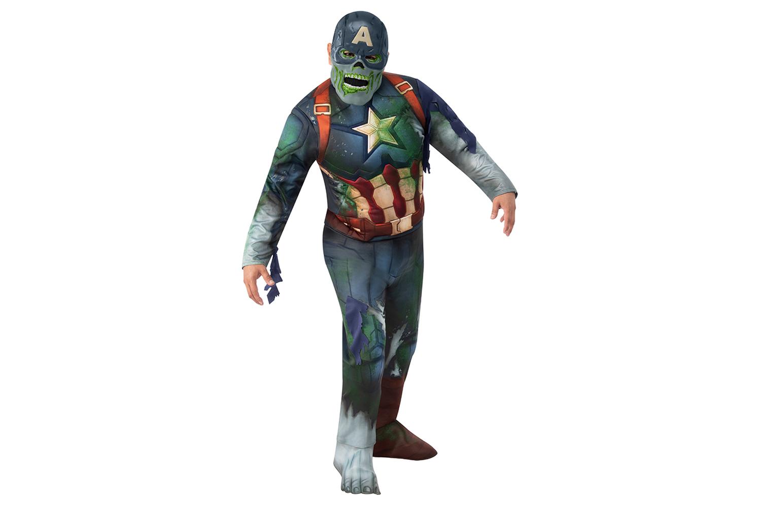 Rubies | Rb-702730std000 | Mwi-zombie Captain America Dlx - Std