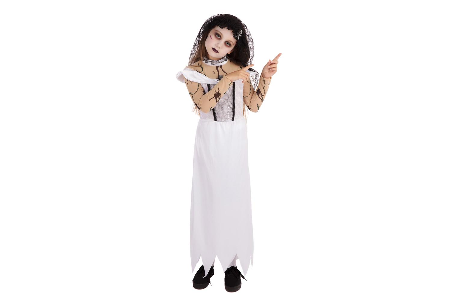 Rubies | Rb-cc853 | Zombie Bride 110-122cm Girls Childrens Costume