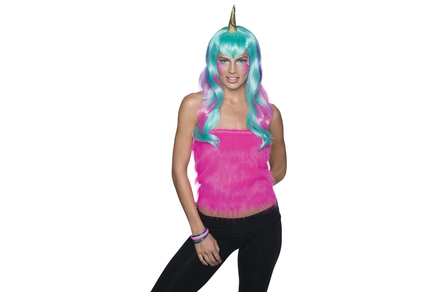 Rubies | Rb-39336-ns | Unicorn Fairy Wig-pr/bu/ Ns