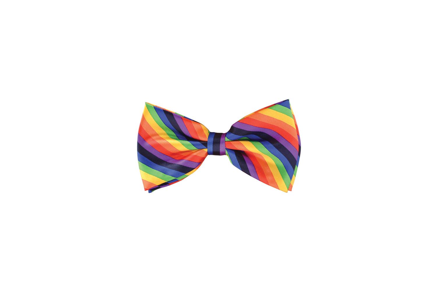 Rubies | Rb-ba464 | Bow Tie Rainbow Coloured
