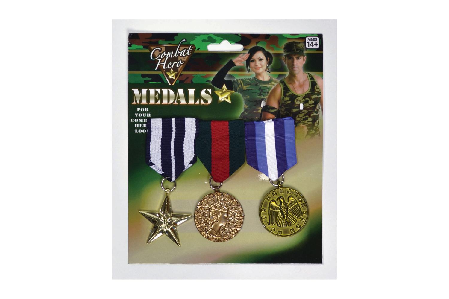 Rubies | Rb-ba584 | Military Medals (3 Pieces)