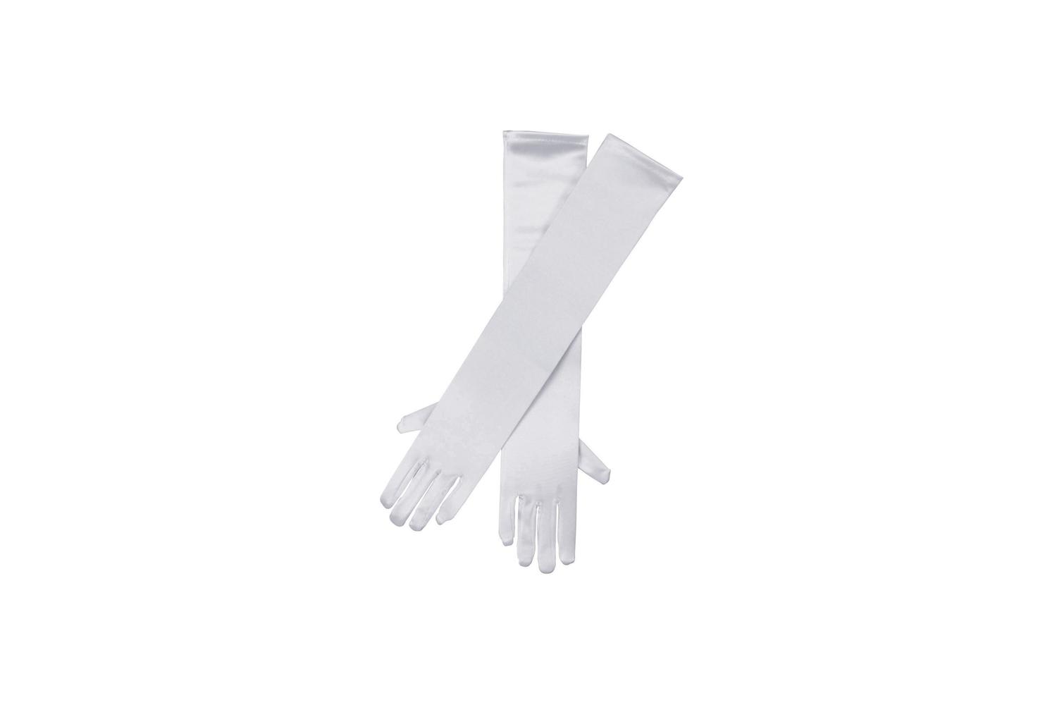 Rubies | Rb-ba588 | Gloves. Satin 19" White