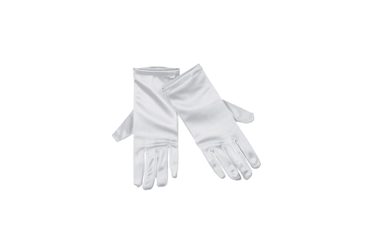 Rubies | Rb-ba654 | White Satin Gloves Burlesque Magician