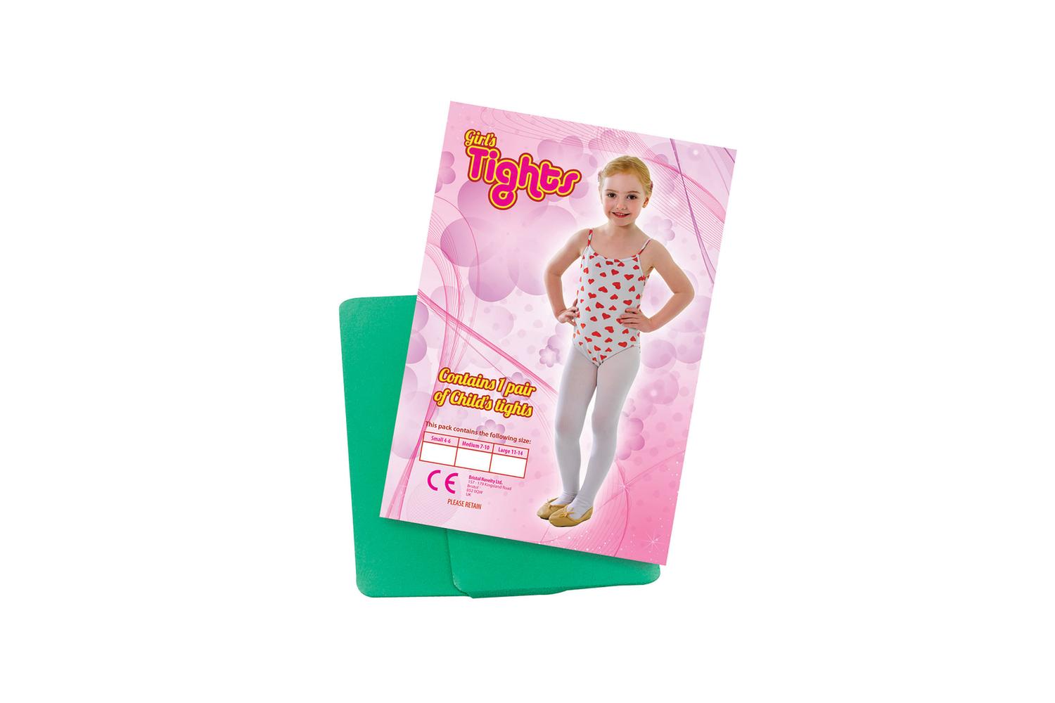 Rubies | Rb-ba741c | Childs Tights Green 11/14 Large