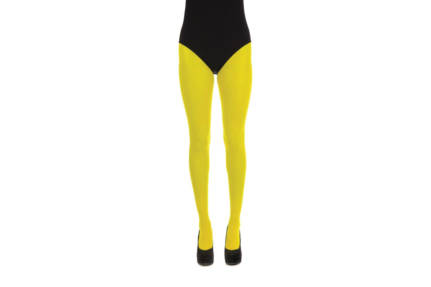 Rubies | Rb-ba795 | Ladies Yellow Tights