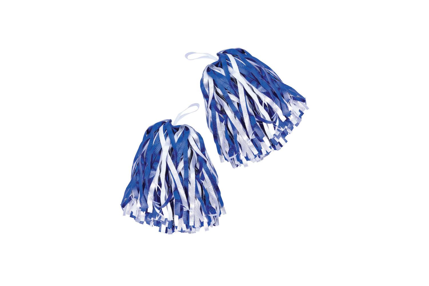 Rubies | Rb-ba1321 | Cheerleader Pom Poms. Blue/white