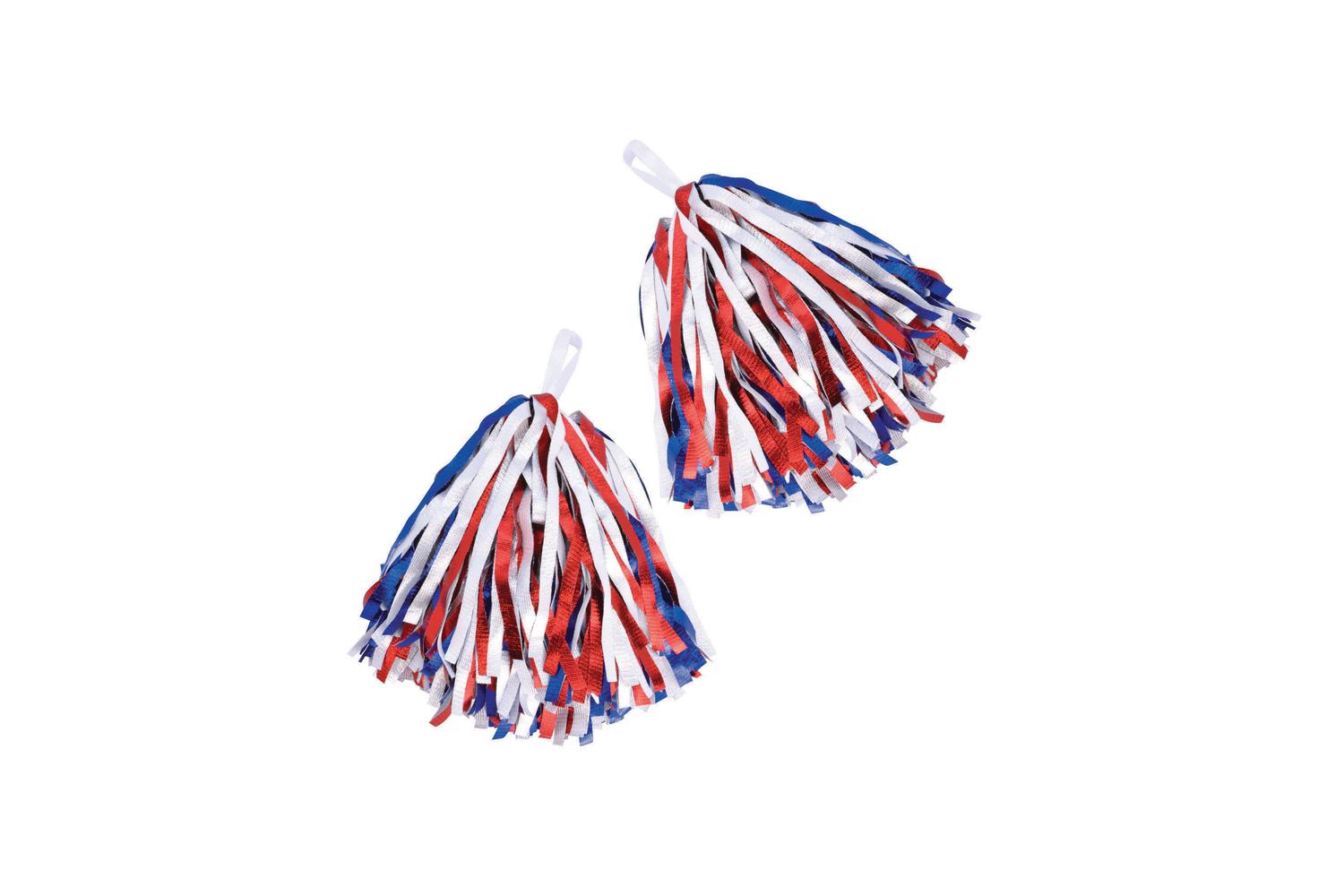 Rubies | Rb-ba1323 | Cheerleader Pom Poms. Red/white/blue