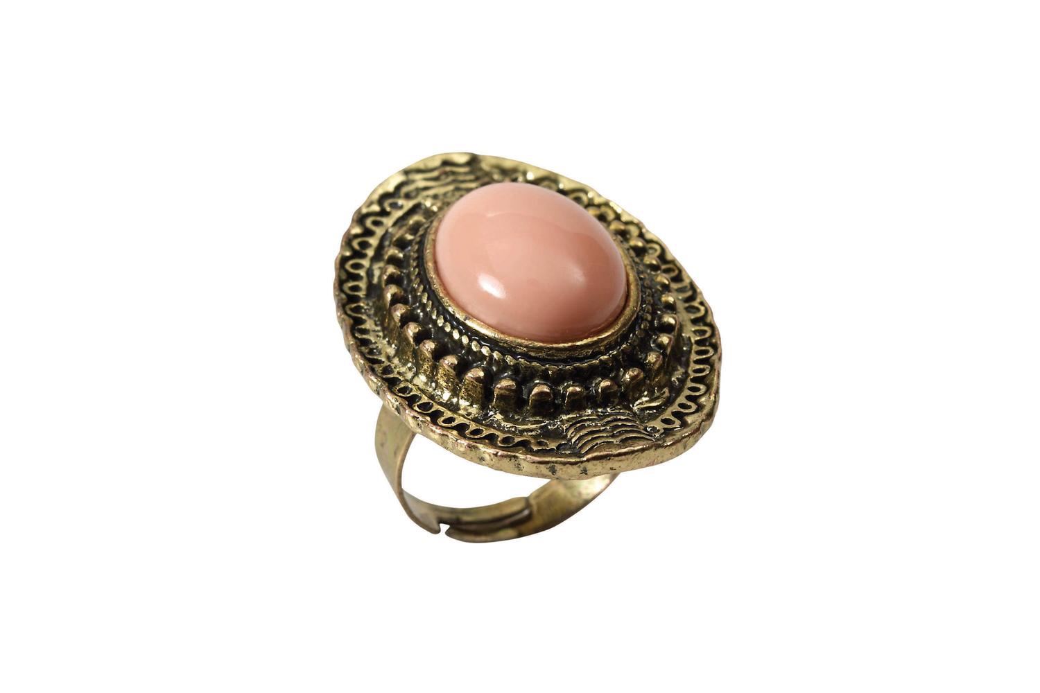 Rubies | Rb-ba1609 | Pink Stone Ring Costume Accessory